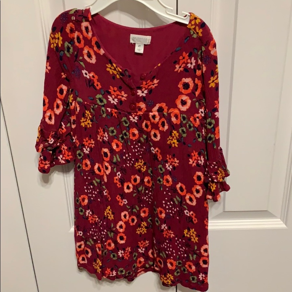 Worn once flutter sleeve dress!